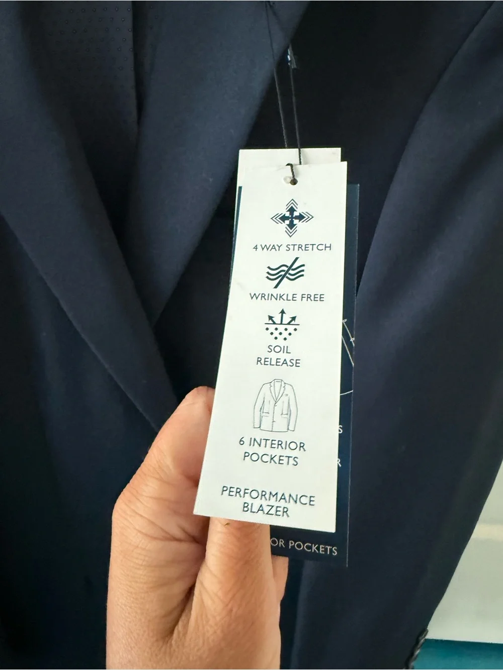 Saddlebred Men's Dark Navy Two-Button Sport Coat